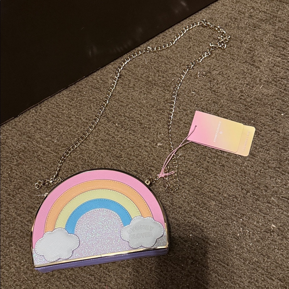 NWT Stoney Clover Lane x Target Pastel Rainbow Crossbody - Pink Multicolor